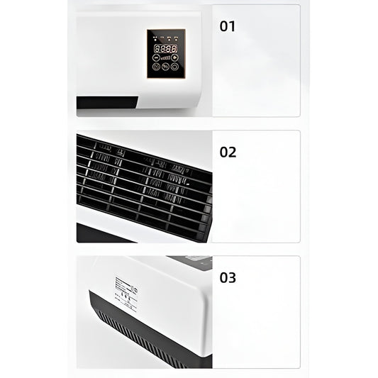 Mini Wall Mounted Air Conditioner (Heat Fan) Portable Air Conditioner Wall Mounted AC Fan