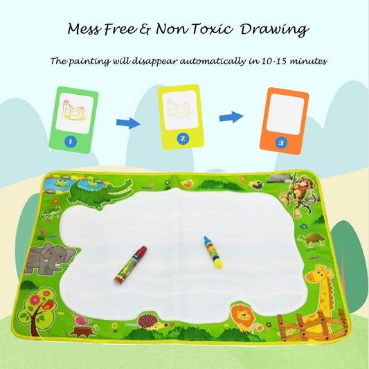 Kids Magic Water Drawing Mat | Reusable Water Mat | Water Doodle Mat for Kids