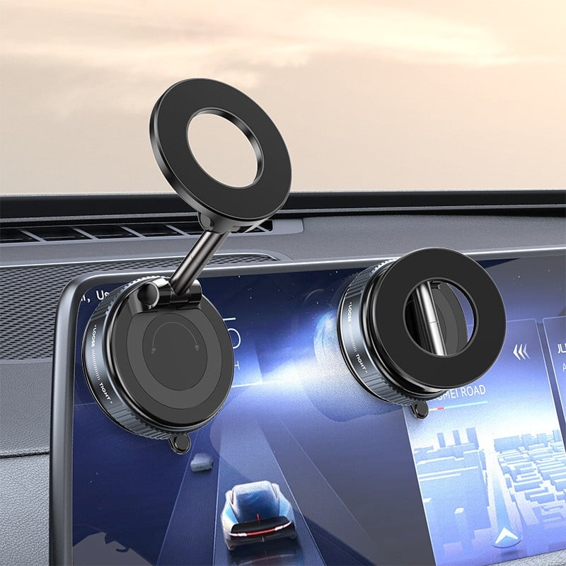 Vacuum Rotary Magnetic 360° Car Phone Holder