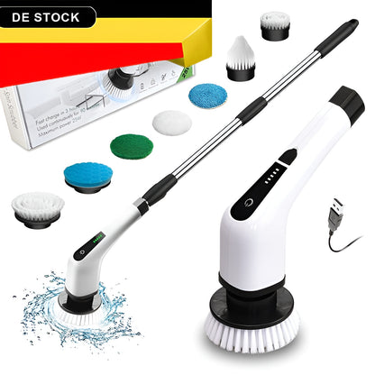 9 in 1 Cordless Electric Spin Scrubber | 9 in 1 Multifunctional Cleaning Brush Scrubber