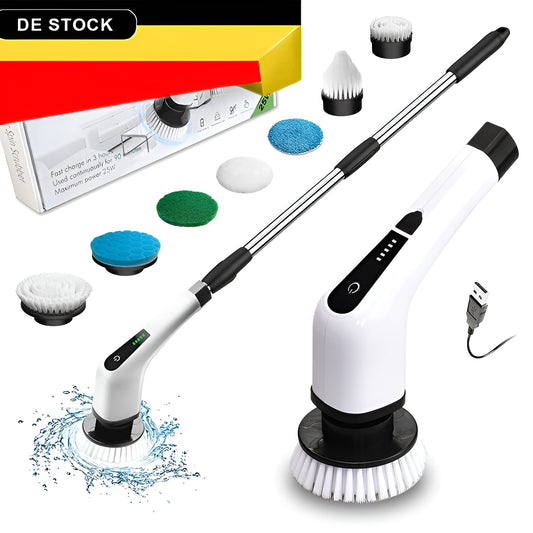 9 in 1 Cordless Electric Spin Scrubber | 9 in 1 Multifunctional Cleaning Brush Scrubber