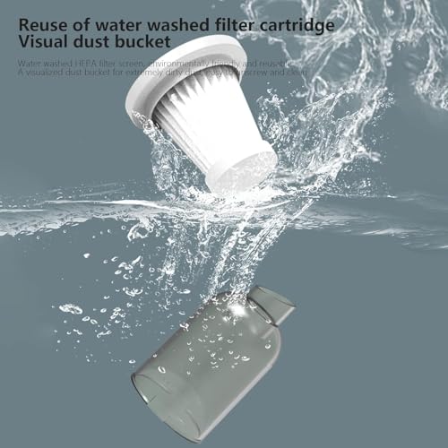 3-in-1 Portable Car Vacuum Cleaner with Blower | Wireless USB Rechargeable Handheld Cleaner for Car, Home & Travel