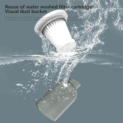 3-in-1 Portable Car Vacuum Cleaner with Blower | Wireless USB Rechargeable Handheld Cleaner for Car, Home & Travel