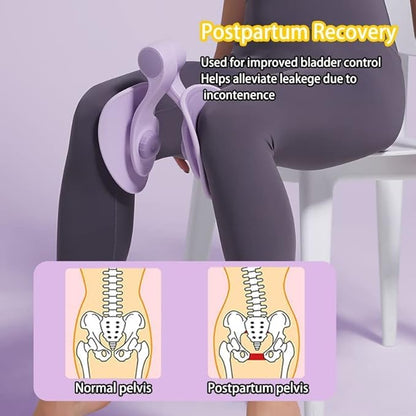 Thigh Master Hip Trainer & Kegel Exerciser | 360° Adjustable Pelvic Floor Trainer for Inner Thigh, Hip, and Postpartum Recovery
