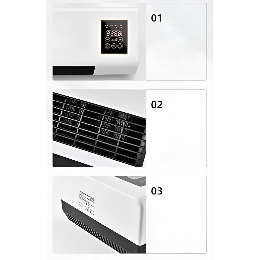 Mini Wall Mounted Air Conditioner (Heat Fan) Portable Air Conditioner Wall Mounted AC Fan