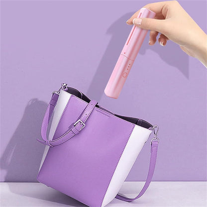 Rechargeable Mini Hair Straightener Comb – Portable Hot Ceramic Brush