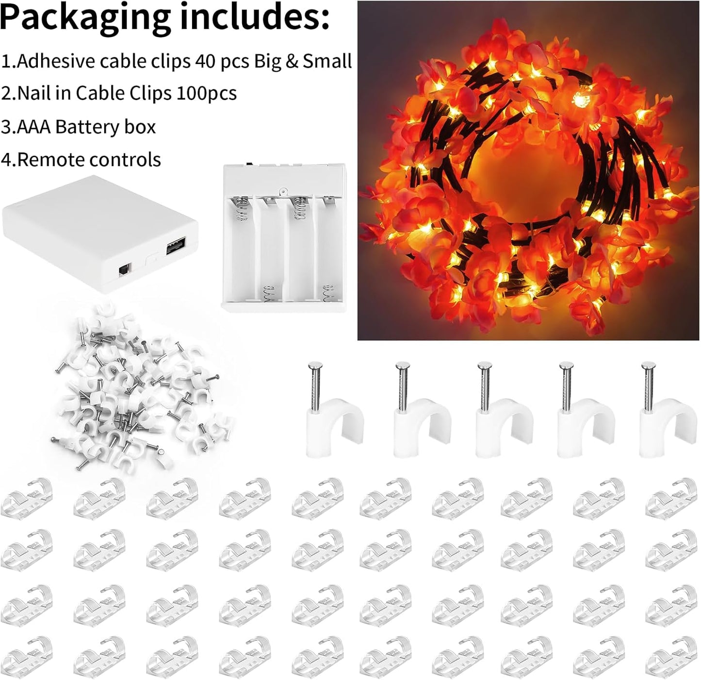 Cherry Blossom Tree Branch Lights for Wall | Enchanted Willow Vine LED Light | Decorative Fairy Lights for Home, Bedroom & Events