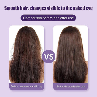 Rechargeable Mini Hair Straightener Comb – Portable Hot Ceramic Brush