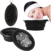 Face Bowl for Ice with Built-in Icetray, Portable Foldable Silicone Ice Facial Bowl, for Home Ice Bath Facial Plunge Bowl