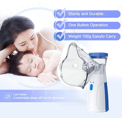Mini Portable Mesh Nebulizer |Handheld Mesh Nebulizer For Breathing Problem| Rechargeable