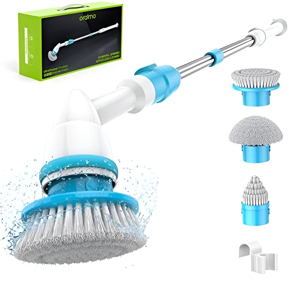 9 in 1 Cordless Electric Spin Scrubber | 9 in 1 Multifunctional Cleaning Brush Scrubber