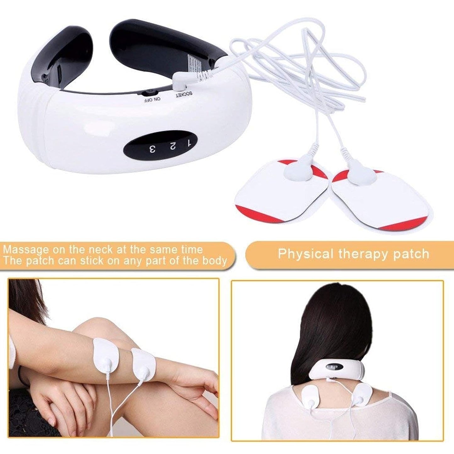 White NECK MASSAGER HX-5880