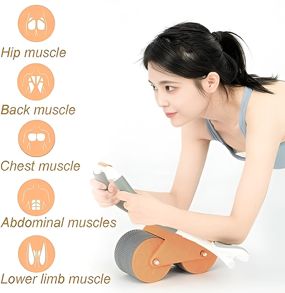 Rebound Abdominal Exercise Roller Wheel, designed for core workouts
