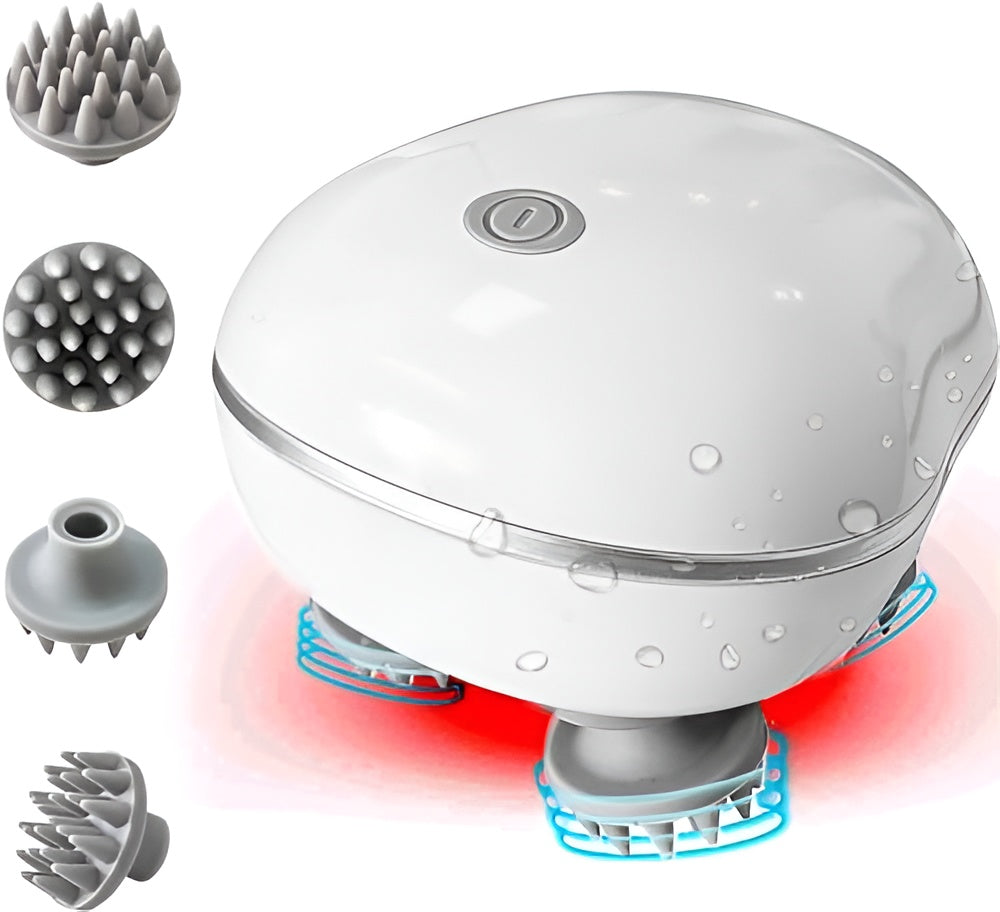 Revive Scalp Massager | 96 Silicon Kneading Points with Detachable Heads