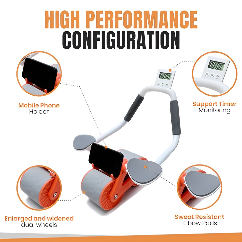 Rebound Abdominal Exercise Roller Wheel, designed for core workouts