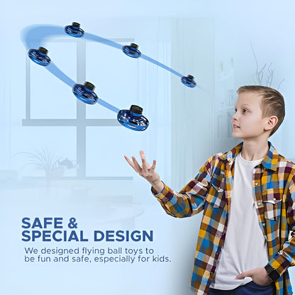 Magic Flying Spinner Toy | Hand-Controlled Boomerang Flying Spinner with LED Lights