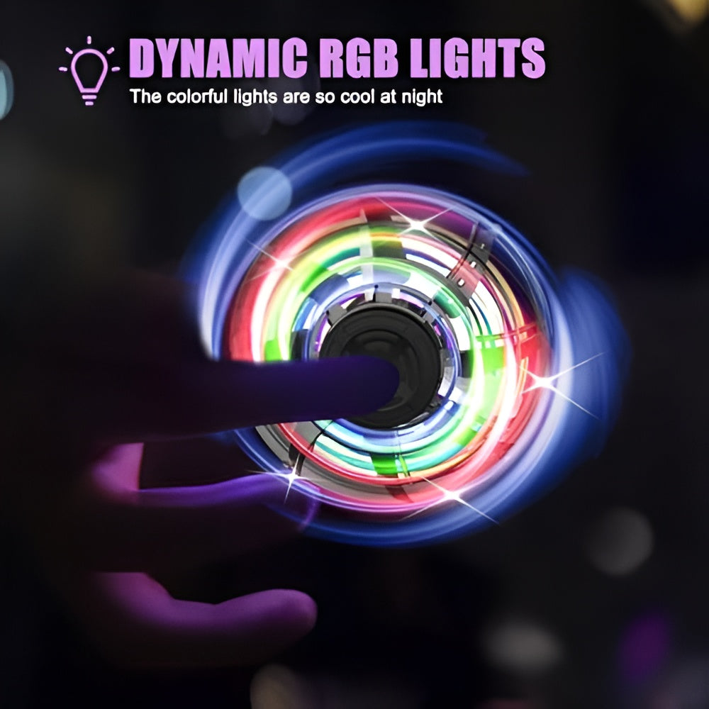 Magic Flying Spinner Toy | Hand-Controlled Boomerang Flying Spinner with LED Lights