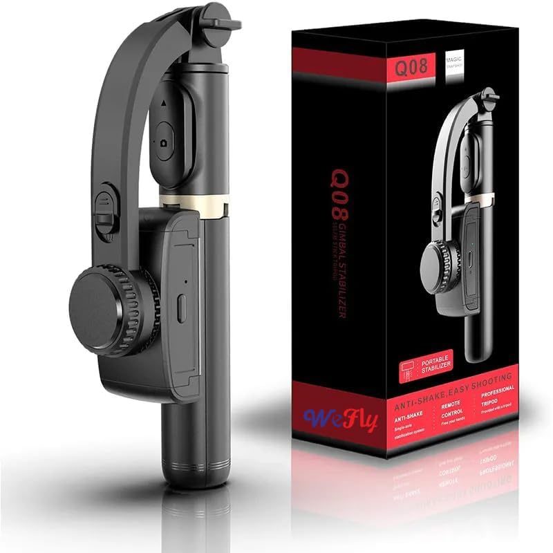 Gimbal Stabilizer 3-in-1 Extendable Selfie Stick Tripod-IVXI Single Gimbal for Mobile