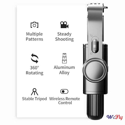 Gimbal Stabilizer 3-in-1 Extendable Selfie Stick Tripod-IVXI Single Gimbal for Mobile