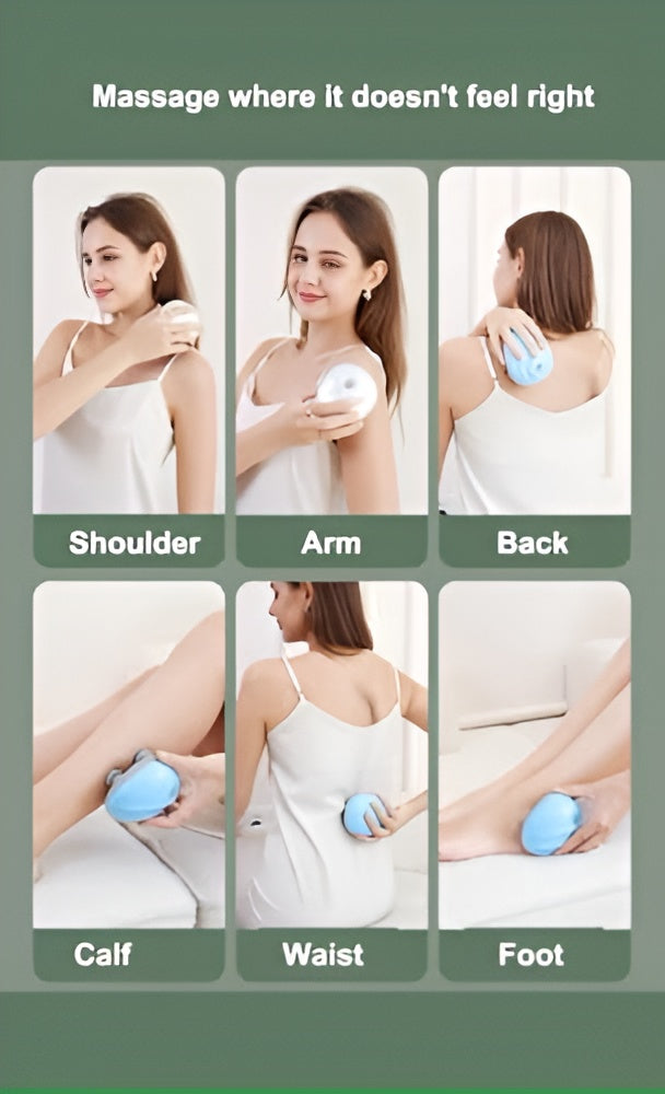 Revive Scalp Massager | 96 Silicon Kneading Points with Detachable Heads