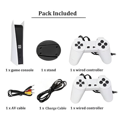 GS5 – 300 Built-In 8-Bit Classics/Ultimate Retro Gaming Console | USB Wired & AV Output