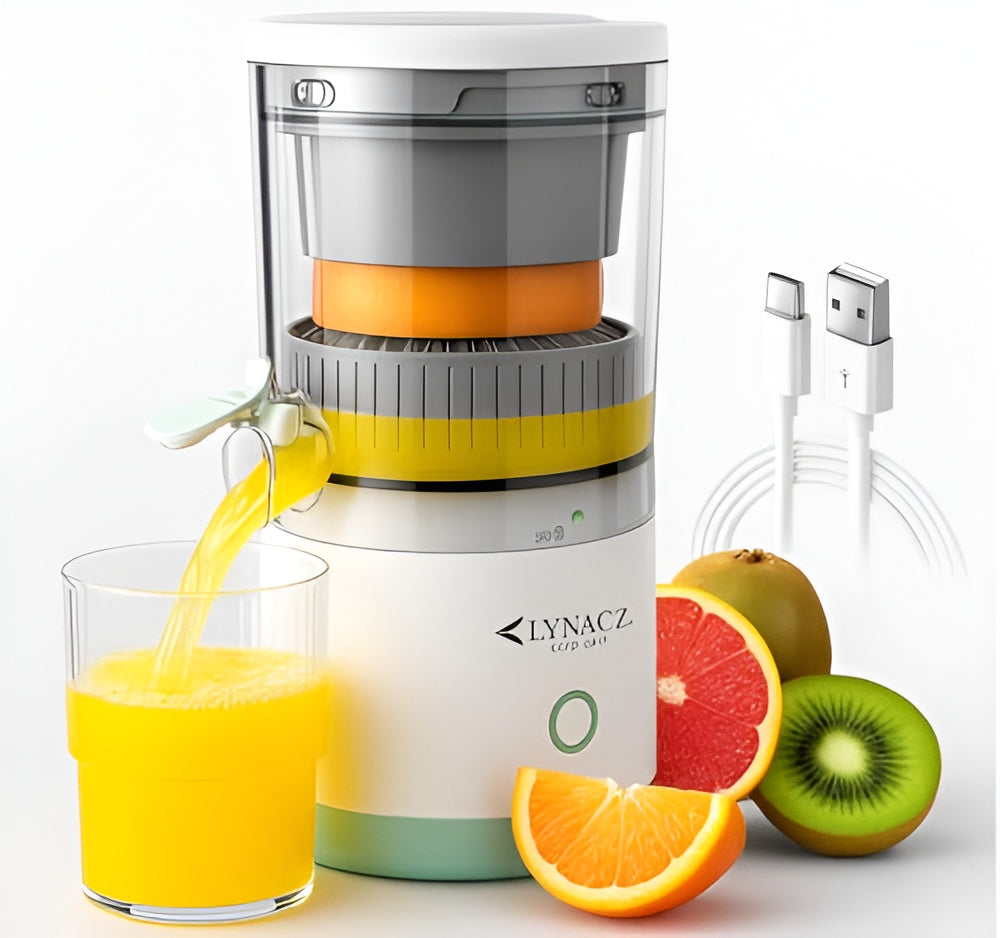 Electric Citrus Juicer Rechargeable | 45W Portable Orange Lemon Extractor