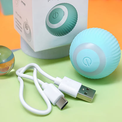 Automatic Cat Teaser Ball | Automatic Active Rolling Ball for Kitten & Dogs