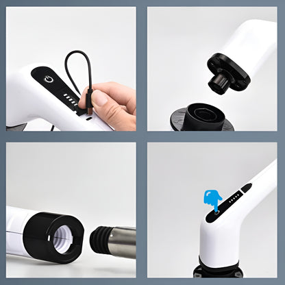 9 in 1 Cordless Electric Spin Scrubber | 9 in 1 Multifunctional Cleaning Brush Scrubber