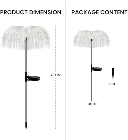 Solar Jellyfish Lights Garden Lights, 7 Color Changing, Waterproof Solar String Lights for Yard