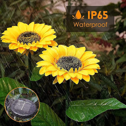 Solar Sunflower LED Garden Light – Outdoor Decorative Lighting for Home, Patio, Lawn & Yard