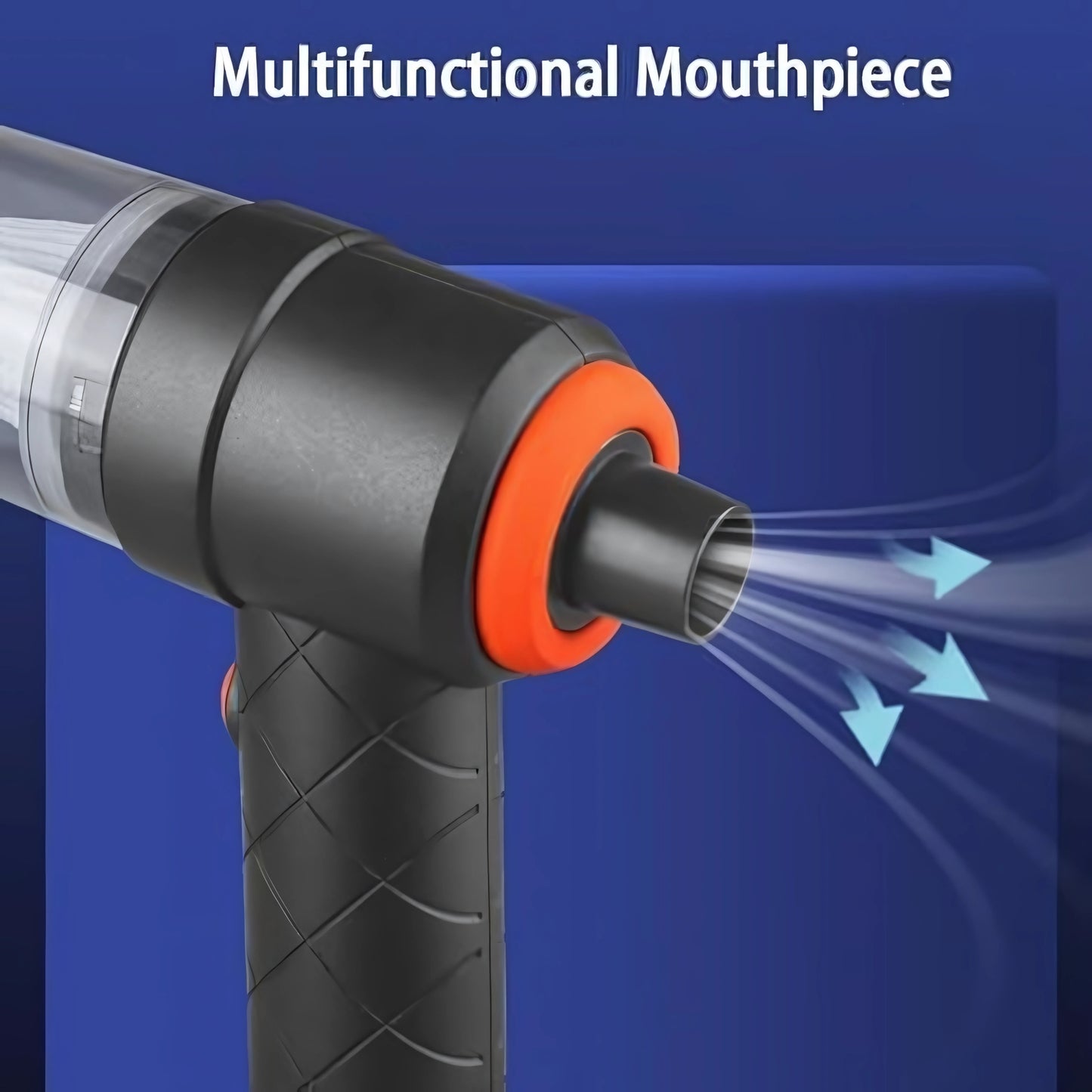 3-in-1 Portable Car Vacuum Cleaner with Blower | Wireless USB Rechargeable Handheld Cleaner for Car, Home & Travel