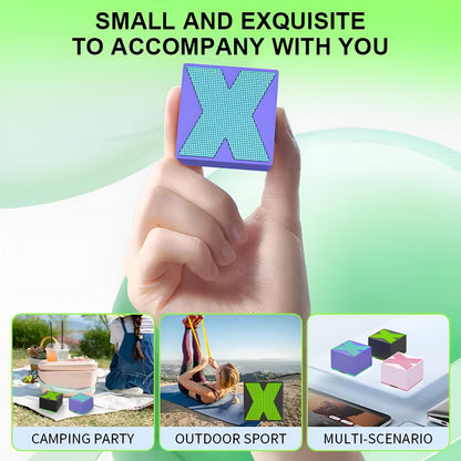 Portable Mini Bluetooth Speaker, X-Shaped Design