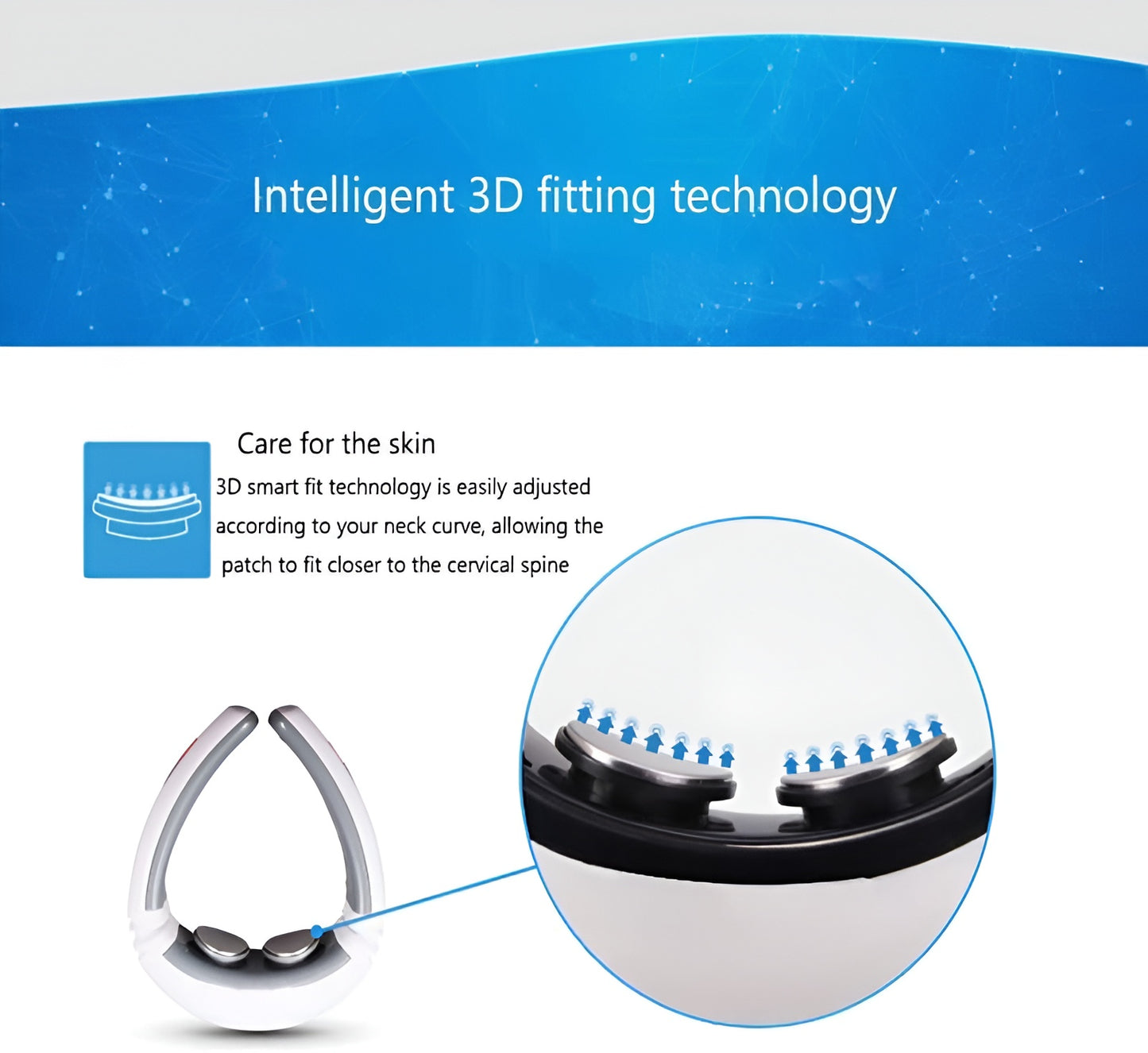 White NECK MASSAGER HX-5880