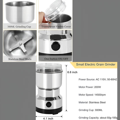 Electric grinder stainless steel grinder mini electric grinder