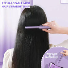 Rechargeable Mini Hair Straightener Comb – Portable Hot Ceramic Brush