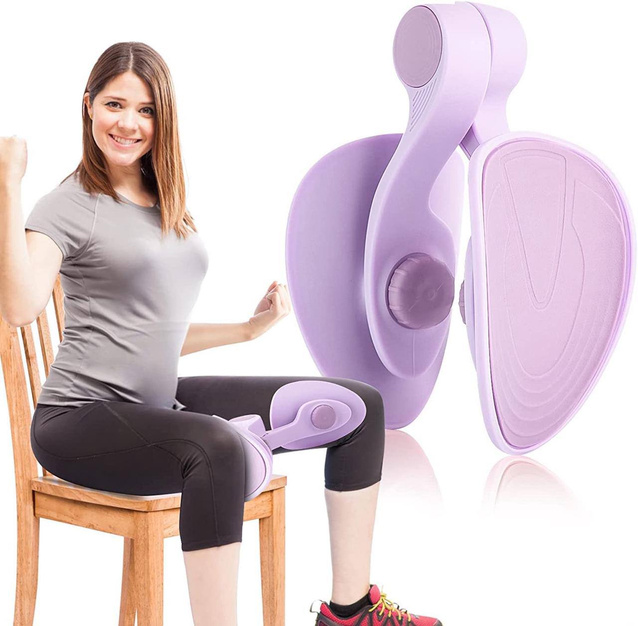 Thigh Master Hip Trainer & Kegel Exerciser | 360° Adjustable Pelvic Floor Trainer for Inner Thigh, Hip, and Postpartum Recovery
