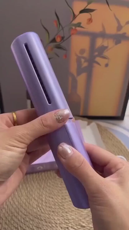 Rechargeable Mini Hair Straightener Comb – Portable Hot Ceramic Brush