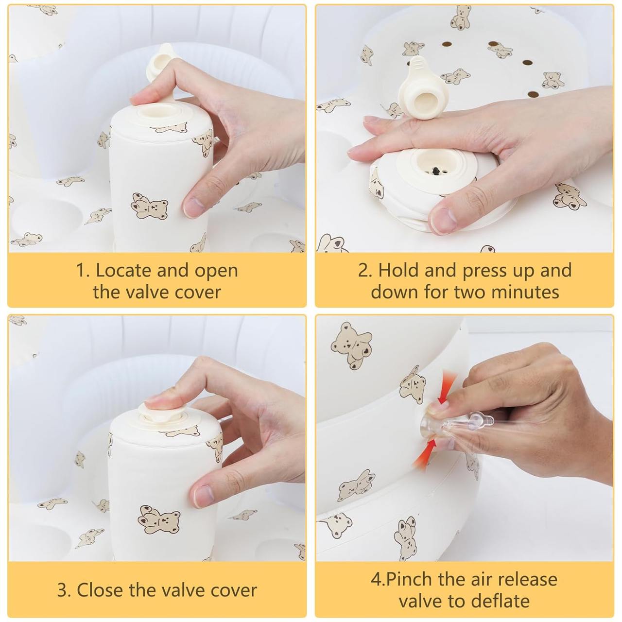 Baby Inflatable Sofa Seat – Safe & Comfortable Sitting Chair