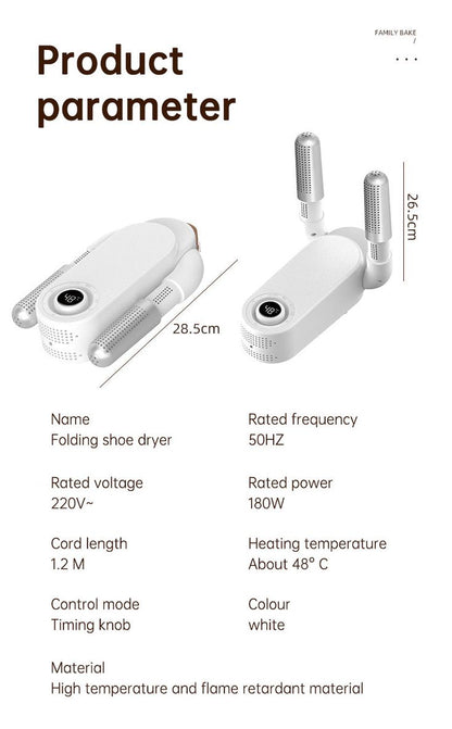 Electric Shoe Dryer | Glove Dryer | Dry Wet Shoes with 360°Heat Blower | Electric Shoe Warmer