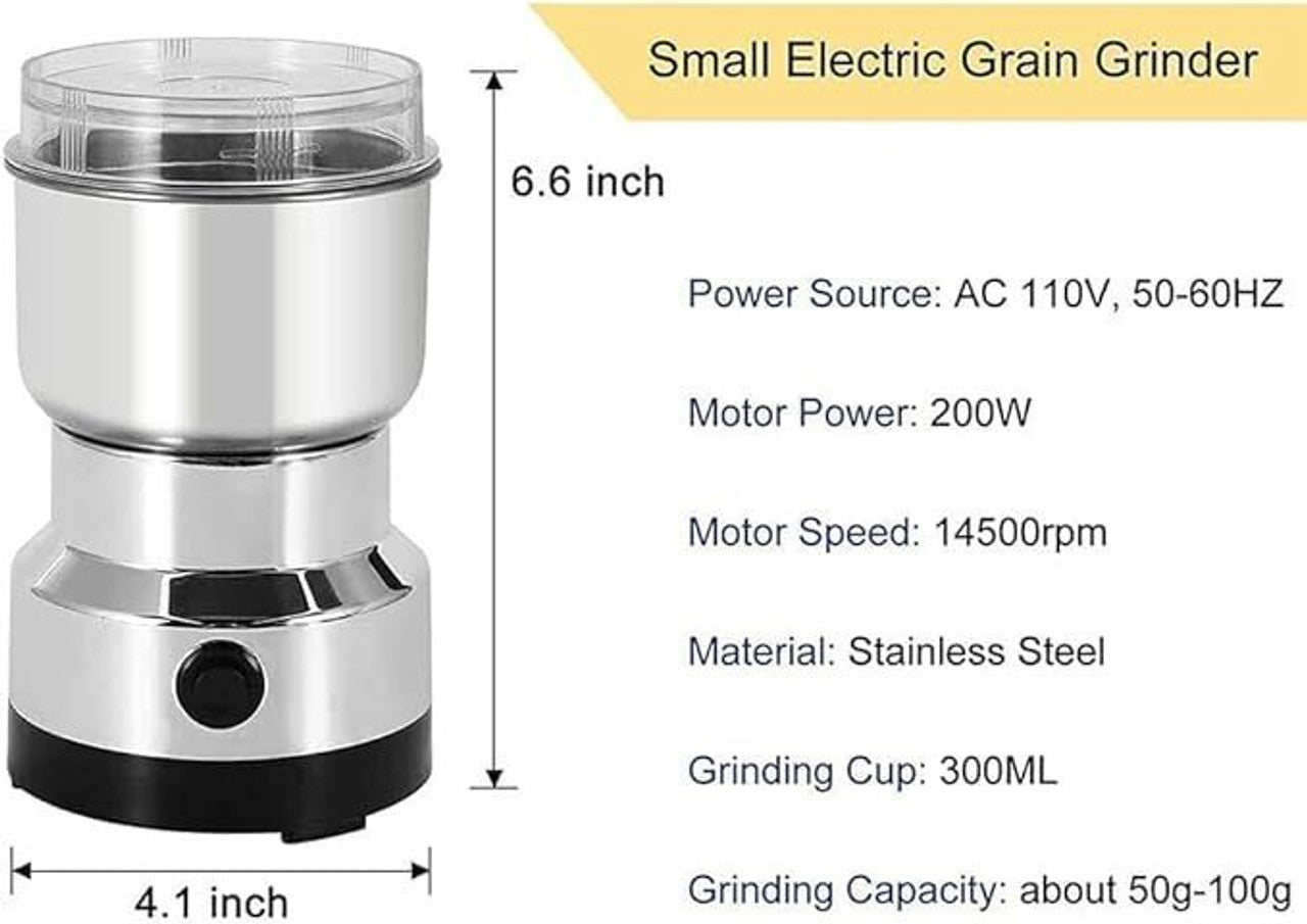 Electric grinder stainless steel grinder mini electric grinder
