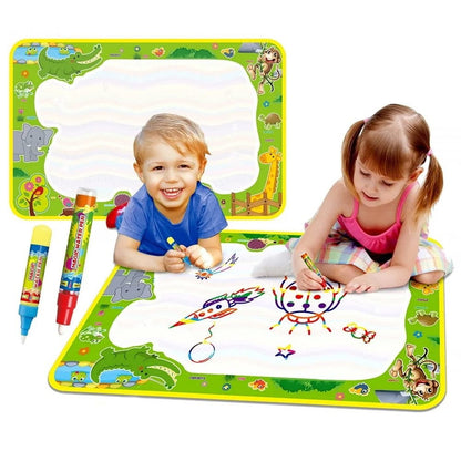 Kids Magic Water Drawing Mat | Reusable Water Mat | Water Doodle Mat for Kids